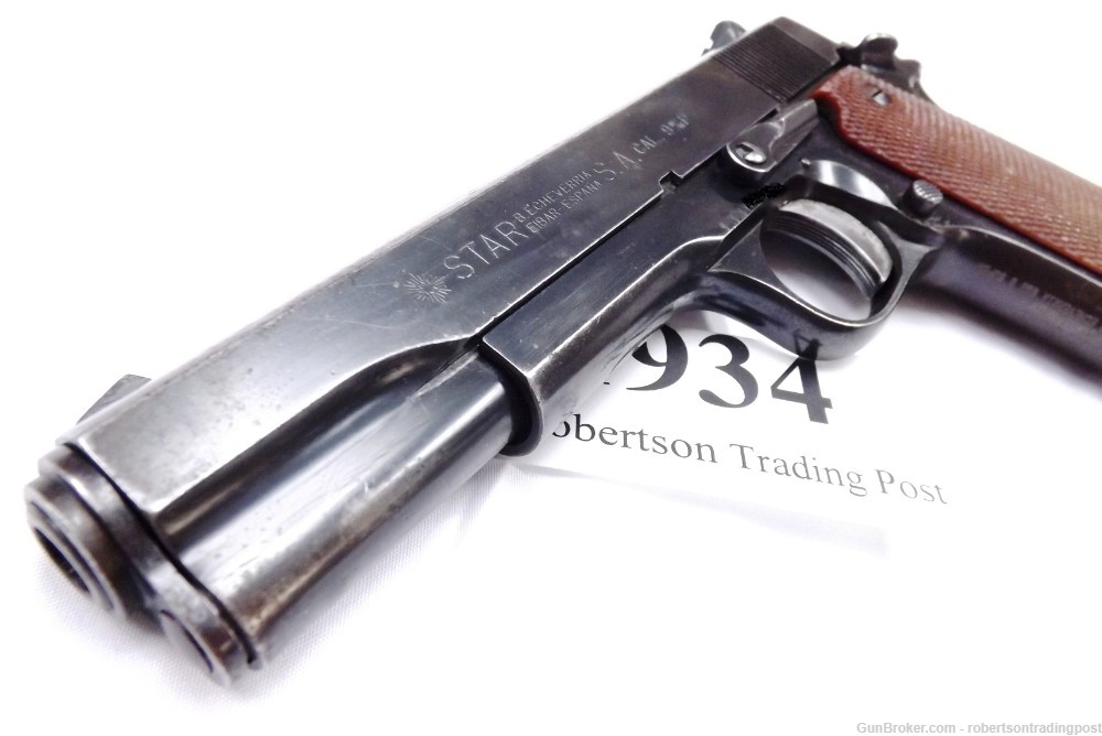 Star Spain 9mm Super B 5” Blue 1974 Spanish Guardia Pistol C&R CA OK VG-img-8