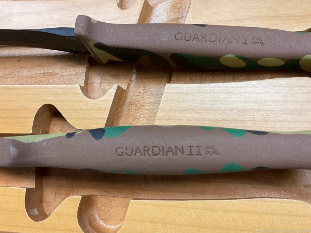 NOS Gerber SET Guardian I & II Combat Fighting Knife M81 Woodland Camo Fix-img-9