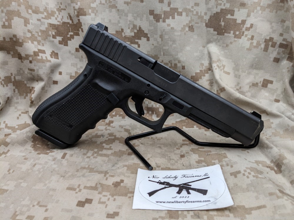Glock 35 Gen 4 Pistol .40 S&W Police Trade In G35 Night Sights VG 1-15 Mag-img-1