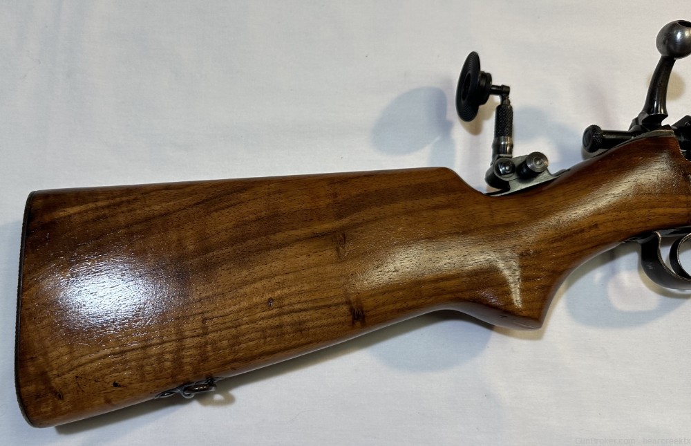 Beautiful Early Winchester Model 52 Target, 22LR, 28” Hvy Bbl, Blue/Walnut-img-8