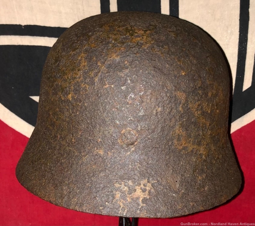 Original WW2 German Ground Dug Heer Army Decal Uniform Helmet militaria -img-9
