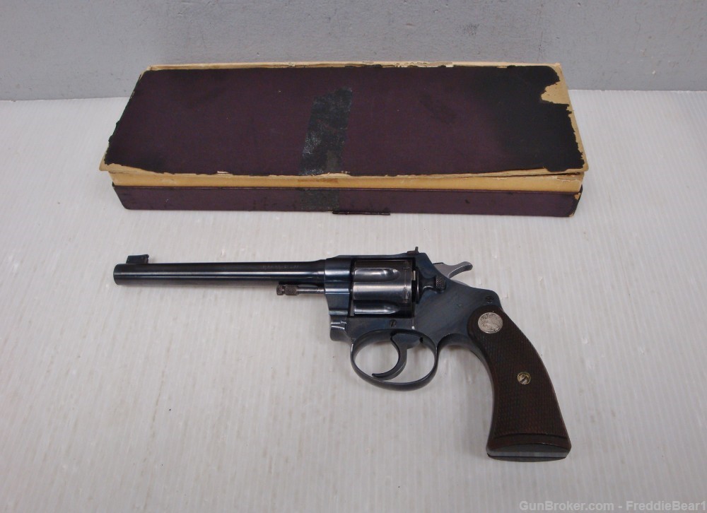 Colt Police Positive Target Model .22 LR 6" 6-shot Revolver 1st Issue 1925-img-0