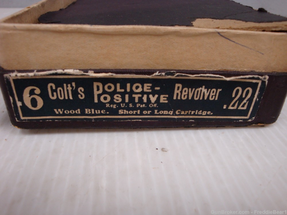 Colt Police Positive Target Model .22 LR 6" 6-shot Revolver 1st Issue 1925-img-31