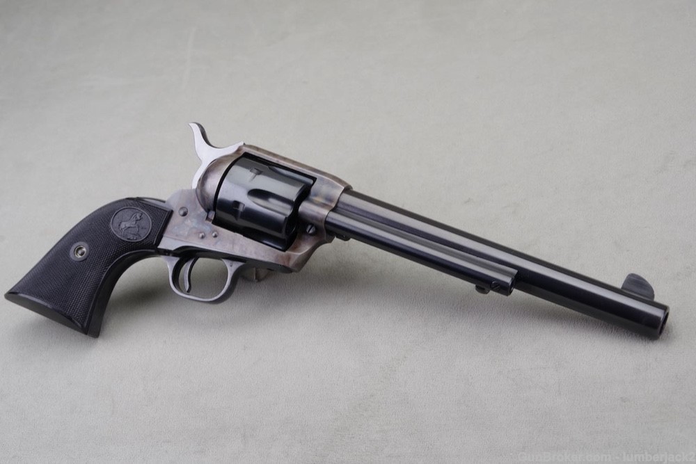 High Condition 1958 Colt 2nd Gen. Black Box SAA 45LC 7 1/2'' Blue/CC       -img-13