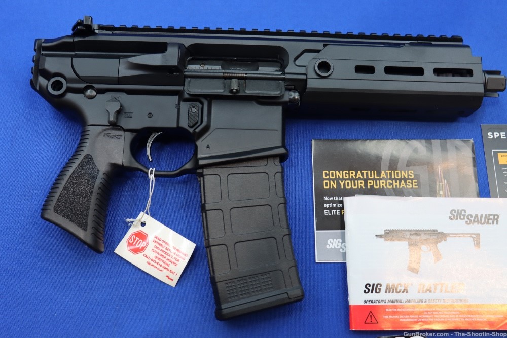 SIG SAUER MCX RATTLER AR15 PDW Pistol 5.56MM 30RD AR-15 MAG 5.5" AR 556 223-img-1