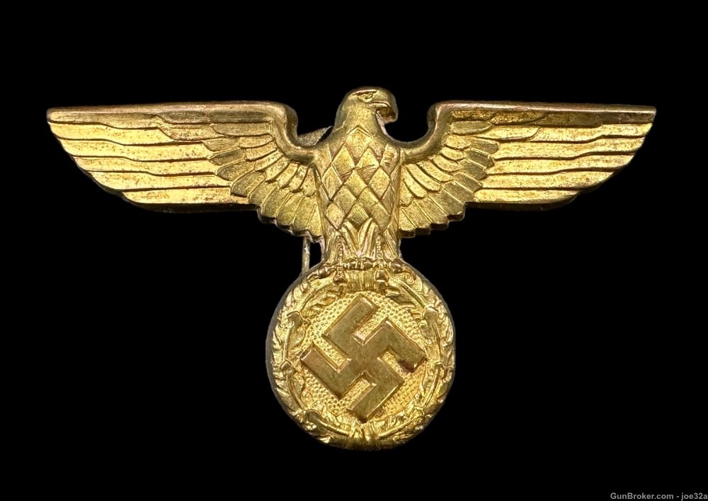 WW2 German SA NSDAP Visor Eagle WW1 Iron Cross EK2 medal badge WWII uniform-img-2