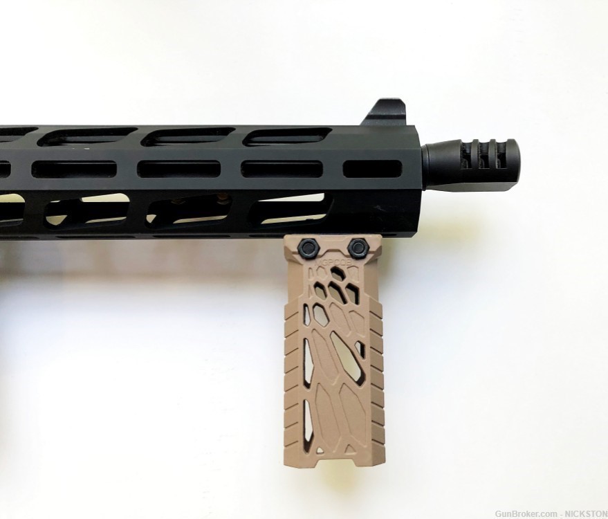 Vertical Front Grip Tactical Hand Stop AR15 Polymer for Picatinny -Tan-img-6