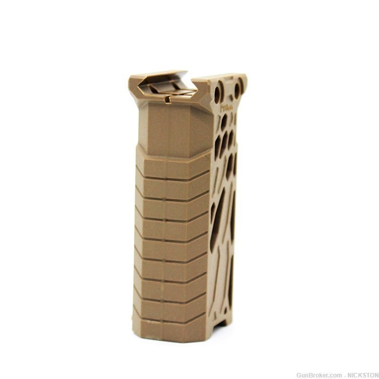 Vertical Front Grip Tactical Hand Stop AR15 Polymer for Picatinny -Tan-img-2