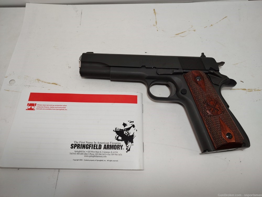 Springfield Armory 1911-A1 .45 ACP semi auto pistol-img-0