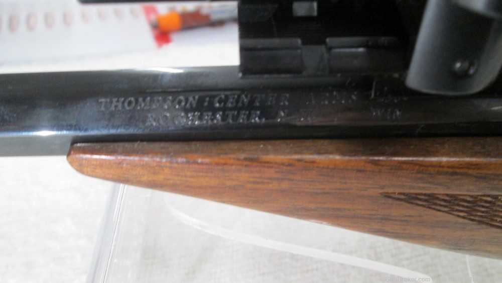 USED THOMPSON CENTER ARMS CONTENDER 10" BARREL 256 WIN. W. SCOPE-img-2