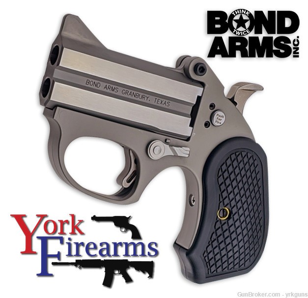 Bond Arms Honey B 22MAG Stainless Derringer Pistol NEW BAHB-22MAG-img-0