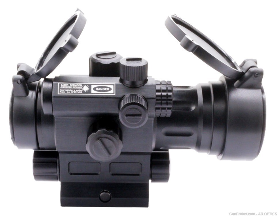 PATRIOT OPTICS Double Tap Red Dot Sight With Green Laser Combo 2 MOA Dot-img-4