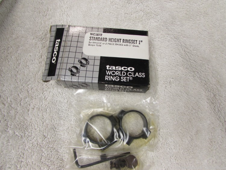 Tasco World Class Standard ring set 1"  Blue WC1872-img-0