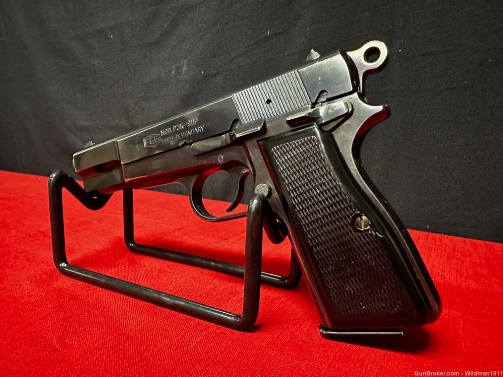 FEG Hungary Model PJK-9HP like Hi Power 9mm 4.5” Semi Automatic Pistol-img-5