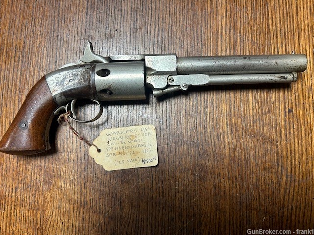 Rare 1851 Springfield Arms Co Navy Revolver 250 Made $1 No Reserve-img-0