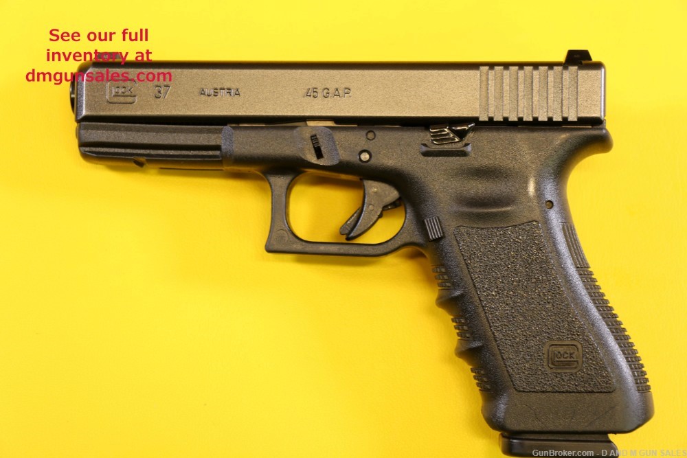 GLOCK 37 .45 GAP WITH 12 MAGS RELOADING DIES AND 250 UNPRIMED BRASS-img-6