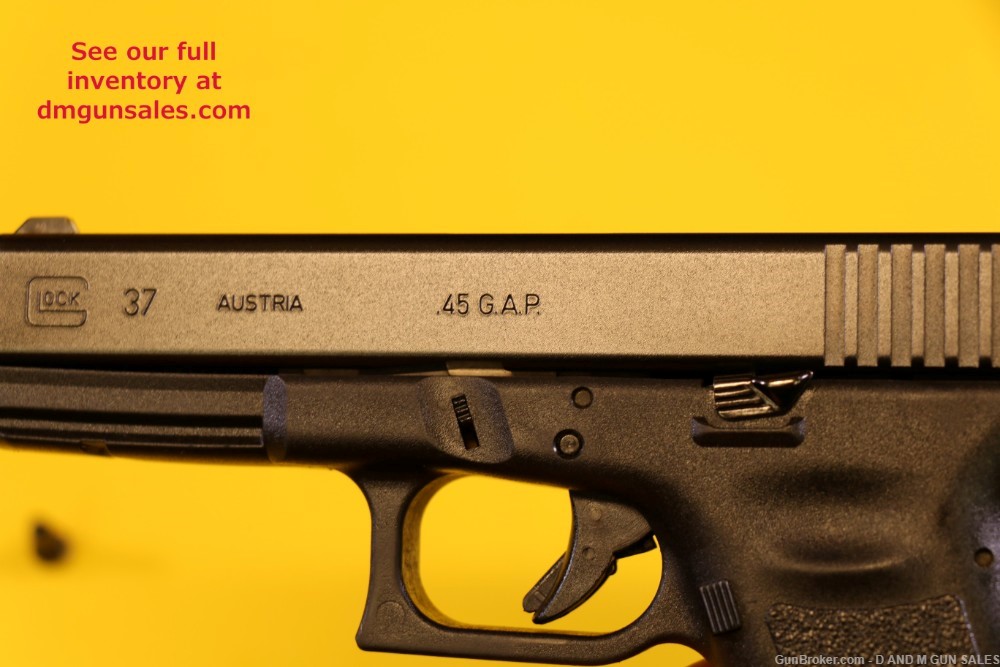 GLOCK 37 .45 GAP WITH 12 MAGS RELOADING DIES AND 250 UNPRIMED BRASS-img-17