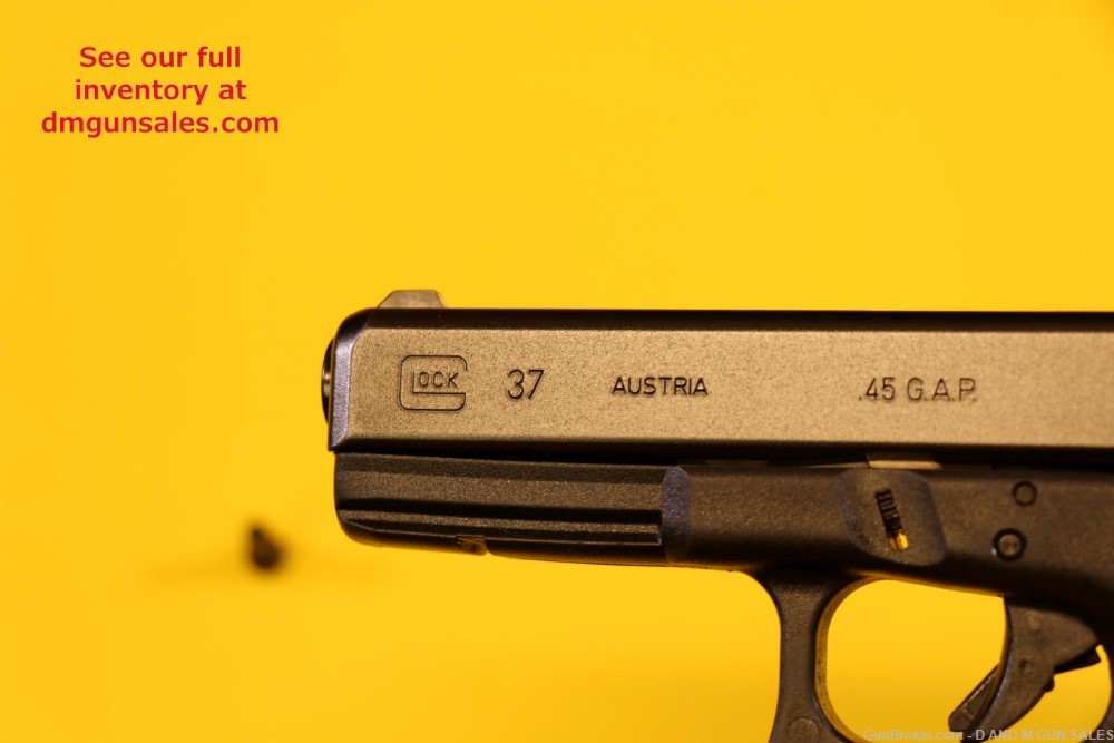 GLOCK 37 .45 GAP WITH 12 MAGS RELOADING DIES AND 250 UNPRIMED BRASS-img-16