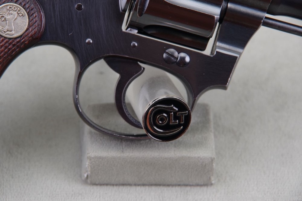 Excellent 1934 Colt Pre-War Bankers Special 38 Colt 2'' Blue Square Butt-img-11