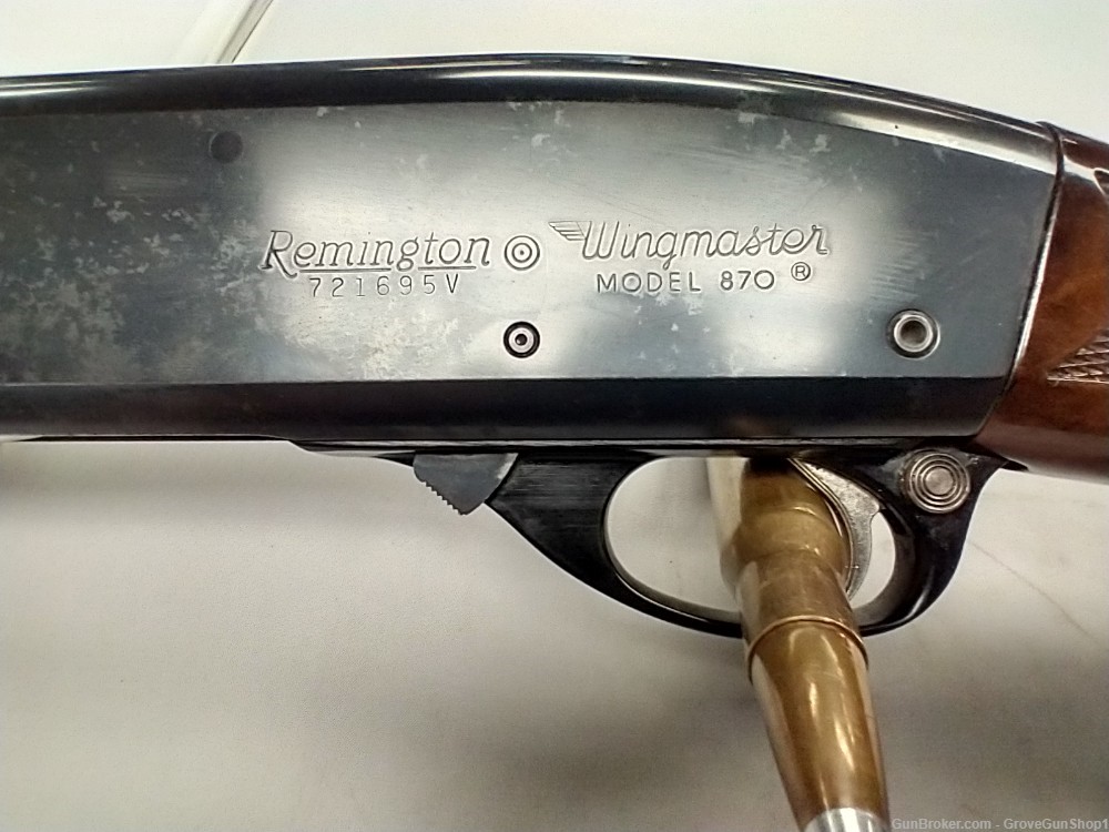 Remington 870 Wingmaster 12GA Pump-Action 28" Rib Vent Barrel-img-1