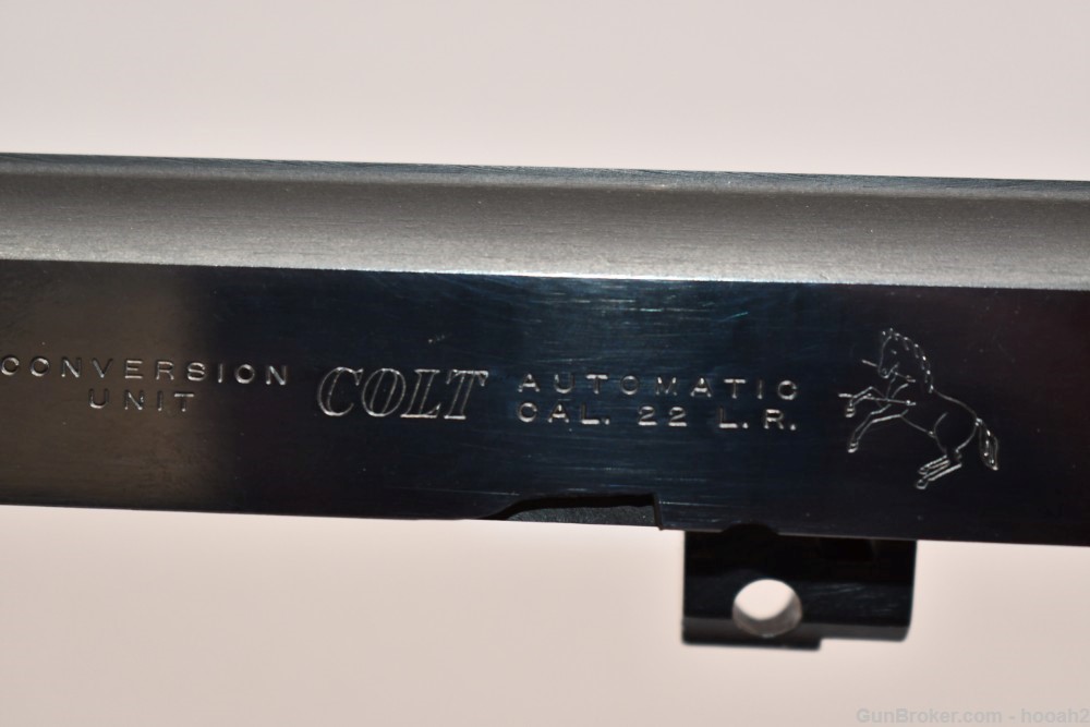 Nice Colt Factory 1911 22 LR Conversion Kit 5" Government Model W Box-img-6