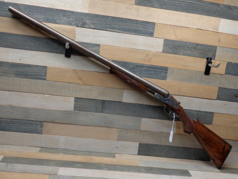 RARE Lefever Model E 10ga Side x Side SxS Shotgun 30" -img-12