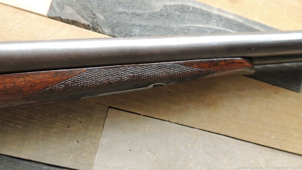 W.W.Greener SxS 12ga shotgun Beautiful mfg 1911 30" Bbls-img-4