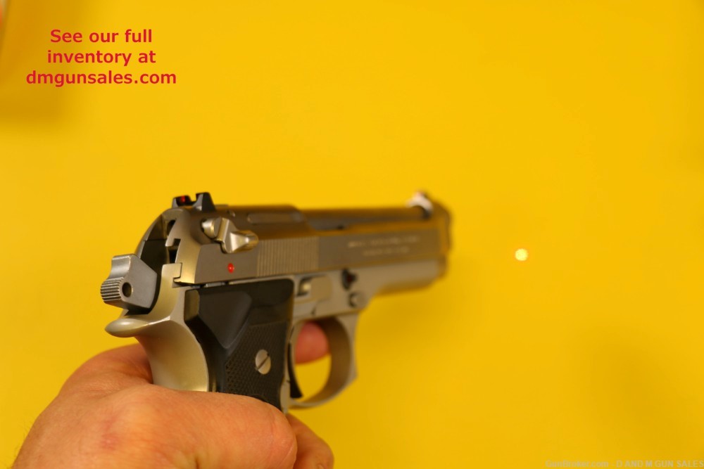 BERETTA 92FS STAINLESS 9MM MADE IN ITALY WITH LASERMAX GUIDE ROD LASER LNIB-img-24