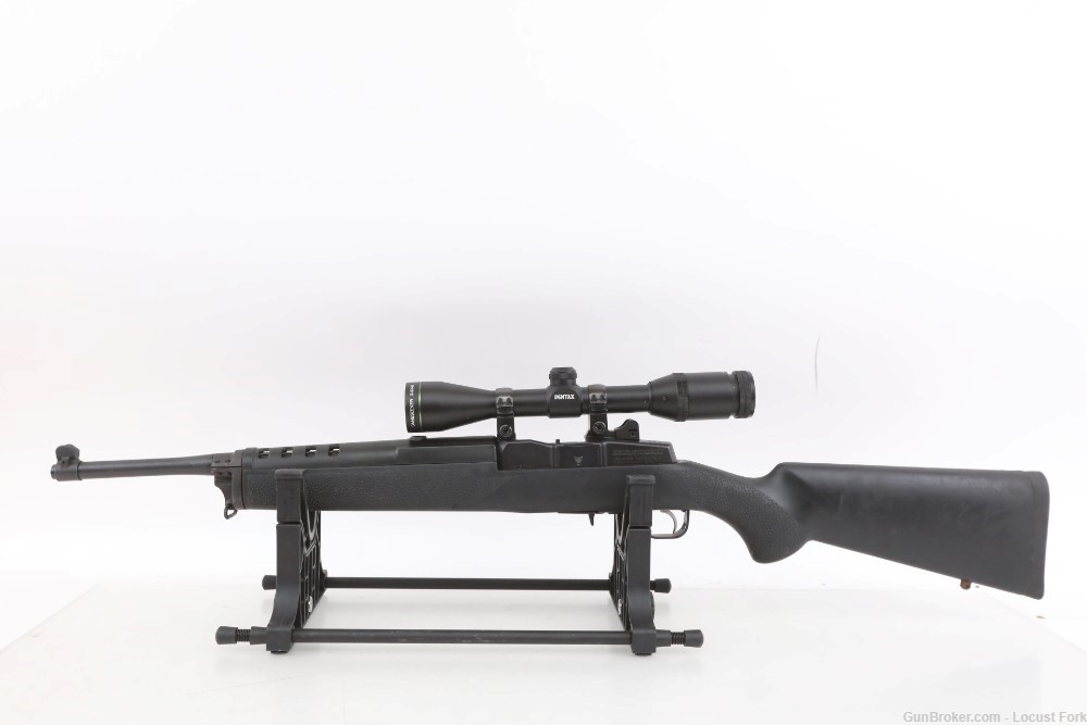 Ruger Mini-14 Ranch 5.56 Nato 223 16" NRA Edition HOGUE Pentax 3-9x40 Scope-img-1