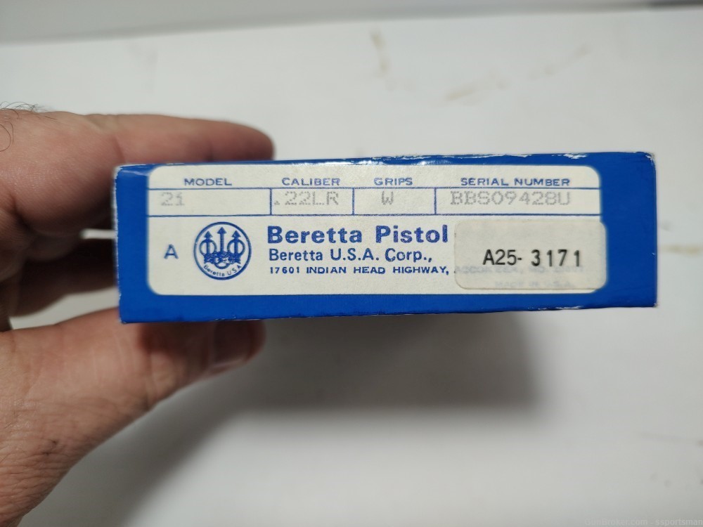 Beretta Model 21A Bobcat .22LR semi auto pistol-img-8
