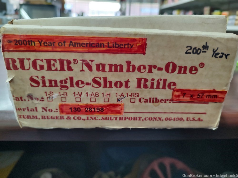 Ruger No.1 200th year of liberty 1976 22 inch barrel  7 x 57-img-17