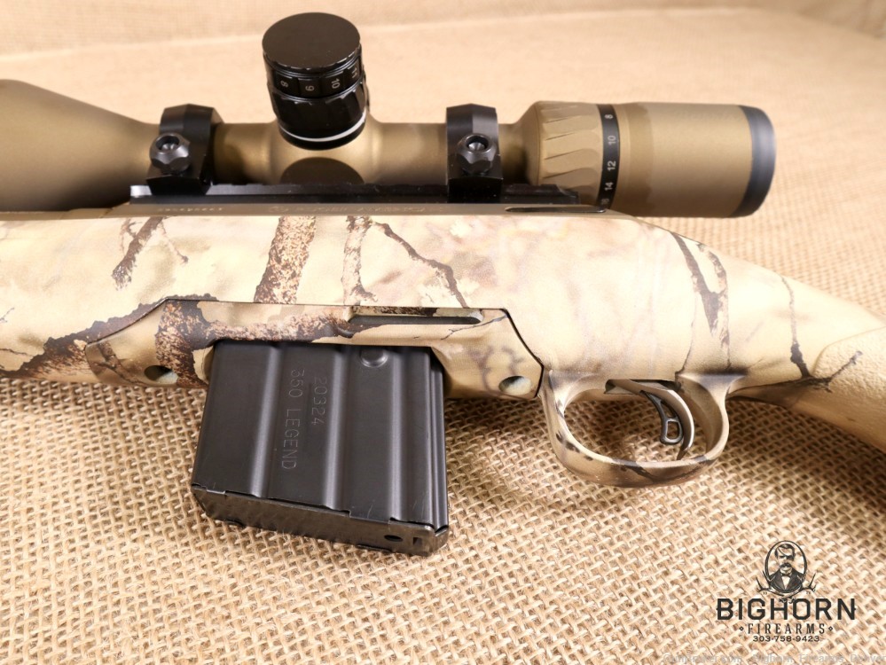 Ruger American Camo 22" .350 Legend Bolt-Action Rifle w/ Burris 4-16X Scope-img-25