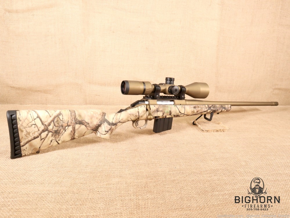 Ruger American Camo 22" .350 Legend Bolt-Action Rifle w/ Burris 4-16X Scope-img-0