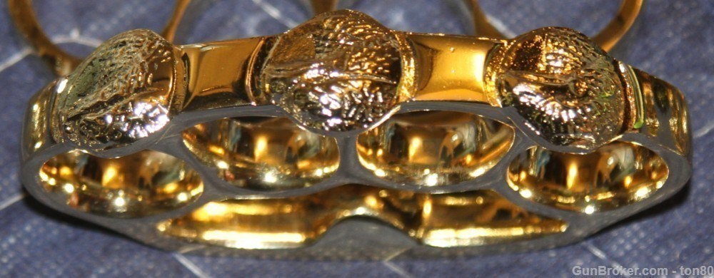 6 SETS OF BRASS KNUCKLES-PAPER WEIGHTS-img-2