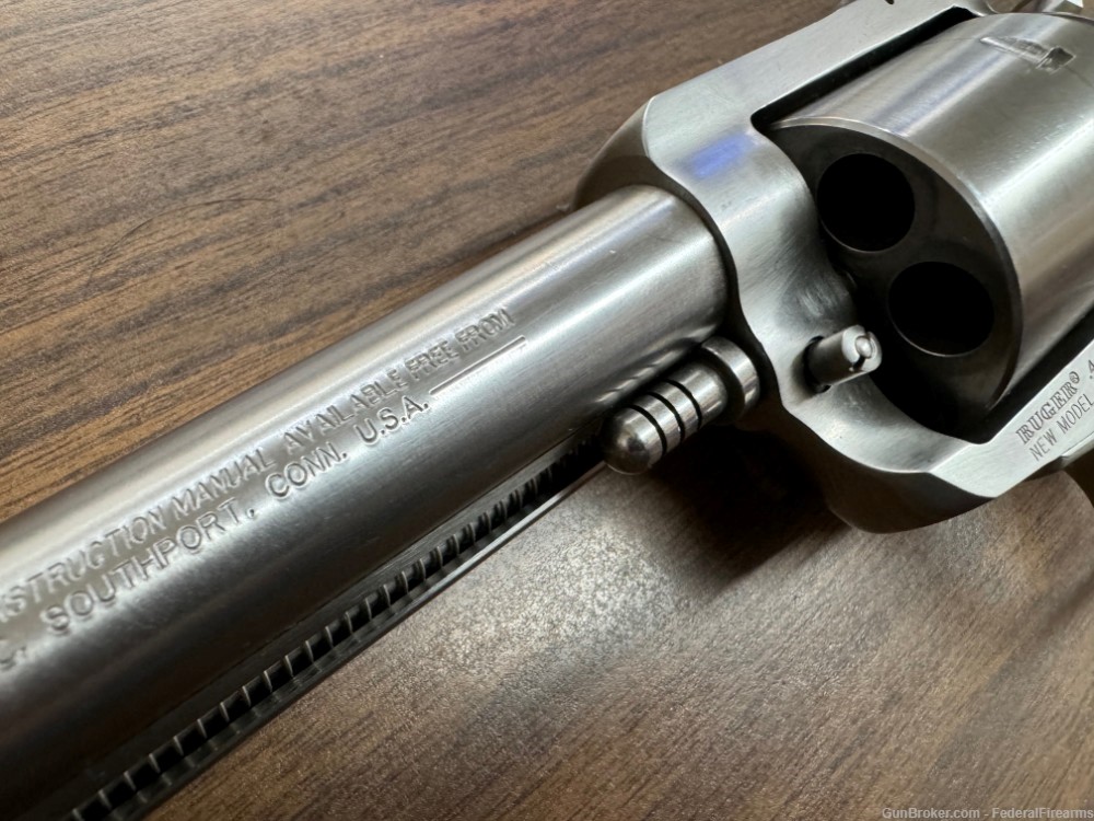 Ruger Super Blackhawk 44 Magnum 7.5" Satin Stainless Steel 6-Shot-img-7