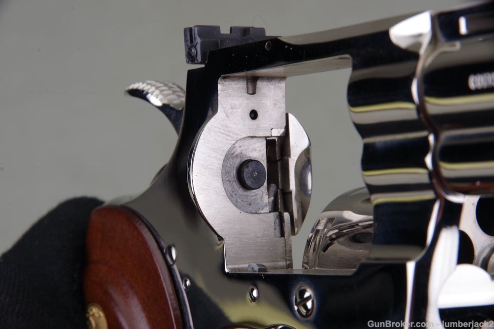 Exceptional 1977 Colt Python 357 Magnum 4'' Nickel NIB-img-19