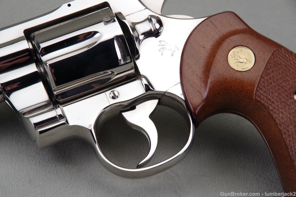Exceptional 1977 Colt Python 357 Magnum 4'' Nickel NIB-img-10