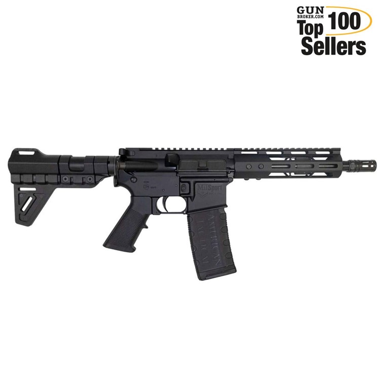 ATI Mil-Sport .300 AAC Blackout 8.5in 30rd AR Pistol ATIG15MS300ML7BL-img-0