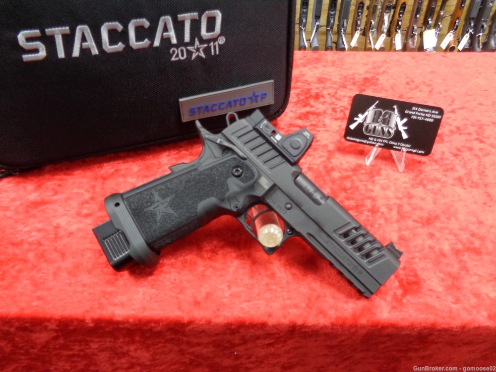 Staccato P 2011 Heritage Limited Edition 4.15 9mm Trijicon RMR Optic TRADE!-img-0
