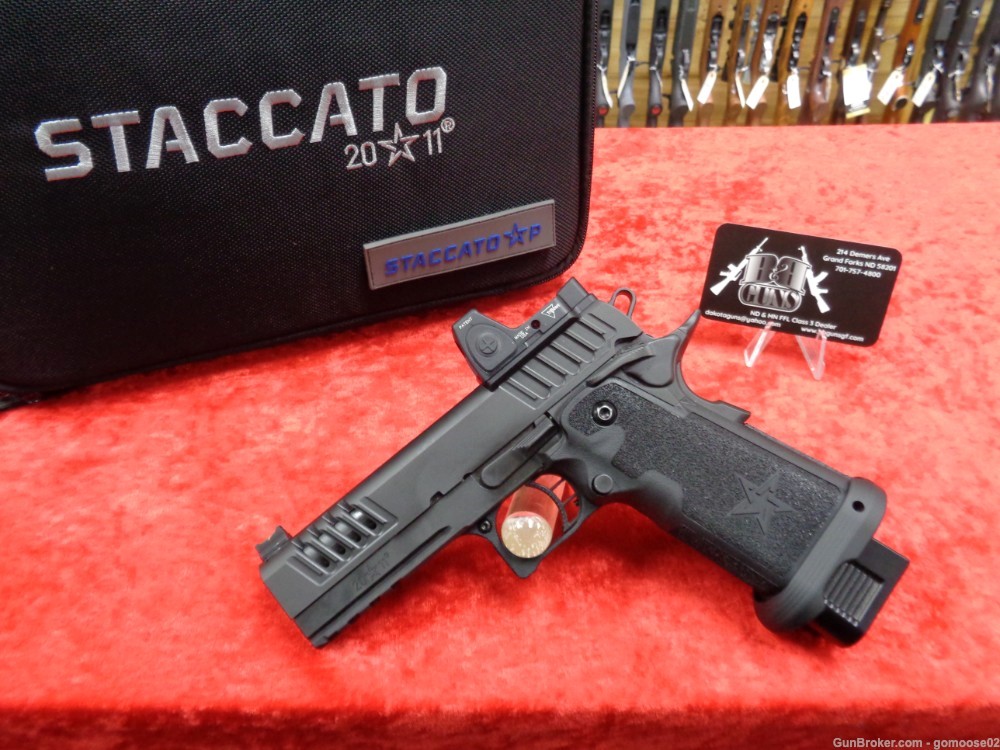 Staccato P 2011 Heritage Limited Edition 4.15 9mm Trijicon RMR Optic TRADE!-img-1