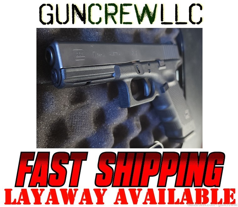 Glock G17 Gen4 G-17 Gen 4 9mm Luger Black 4.49" Layaway Available-img-0