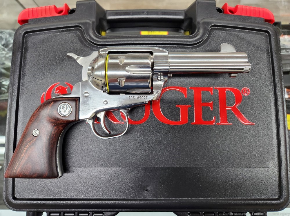 RUGER New VAQUERO MONTADO 45 COLT 3.75" 6RD 5120 Low Wide Spur Hammer-img-2
