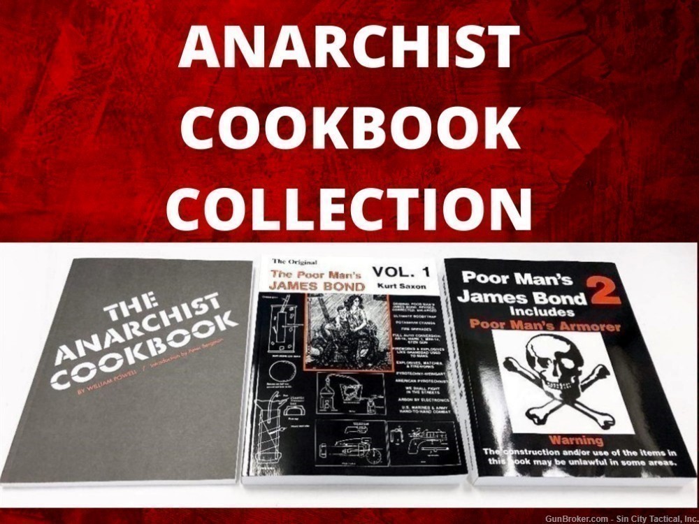The Anarchist Cookbook/ The Poor Man's James Bond Collection (3 Pack)-img-0