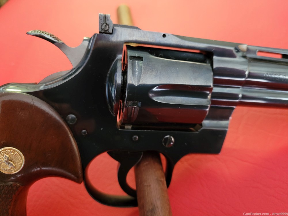 Vintage 1964 Colt Python 357 Magnum, 6" Royal Blue, Vent Rib Full Lug DA/SA-img-15
