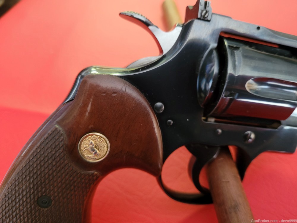 Vintage 1964 Colt Python 357 Magnum, 6" Royal Blue, Vent Rib Full Lug DA/SA-img-14