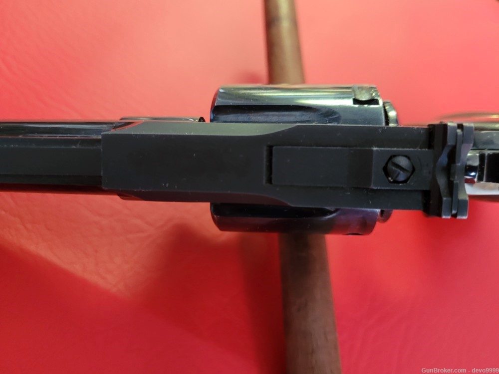 Vintage 1964 Colt Python 357 Magnum, 6" Royal Blue, Vent Rib Full Lug DA/SA-img-9