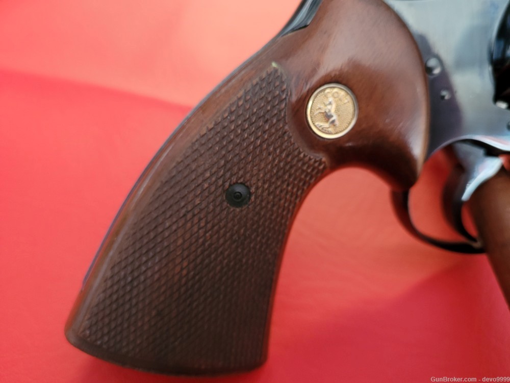 Vintage 1964 Colt Python 357 Magnum, 6" Royal Blue, Vent Rib Full Lug DA/SA-img-13