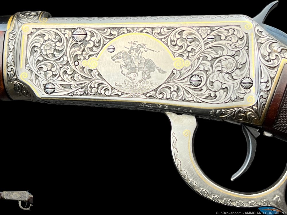 RARE WINCHESTER ONE OF ONE THOUSAND EUROPEAN MODEL 94 GOLD INLAID -img-41