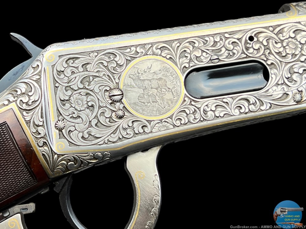 RARE WINCHESTER ONE OF ONE THOUSAND EUROPEAN MODEL 94 GOLD INLAID -img-16
