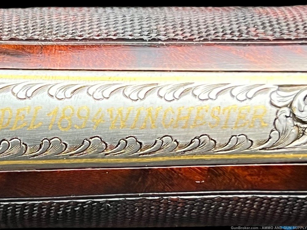 RARE WINCHESTER ONE OF ONE THOUSAND EUROPEAN MODEL 94 GOLD INLAID -img-10